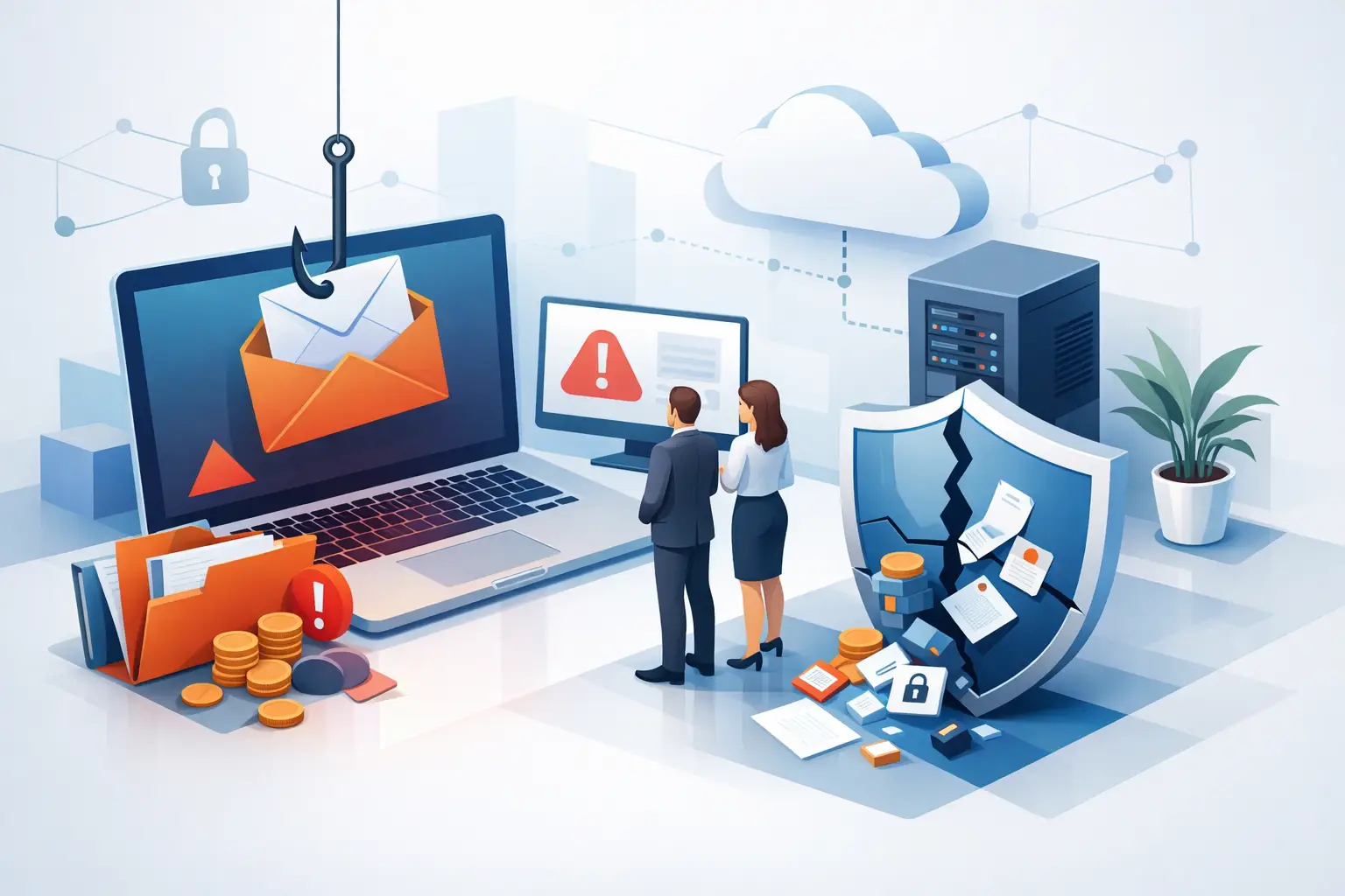 Praxisbeispiel Phishing-Schaden im Betrieb
