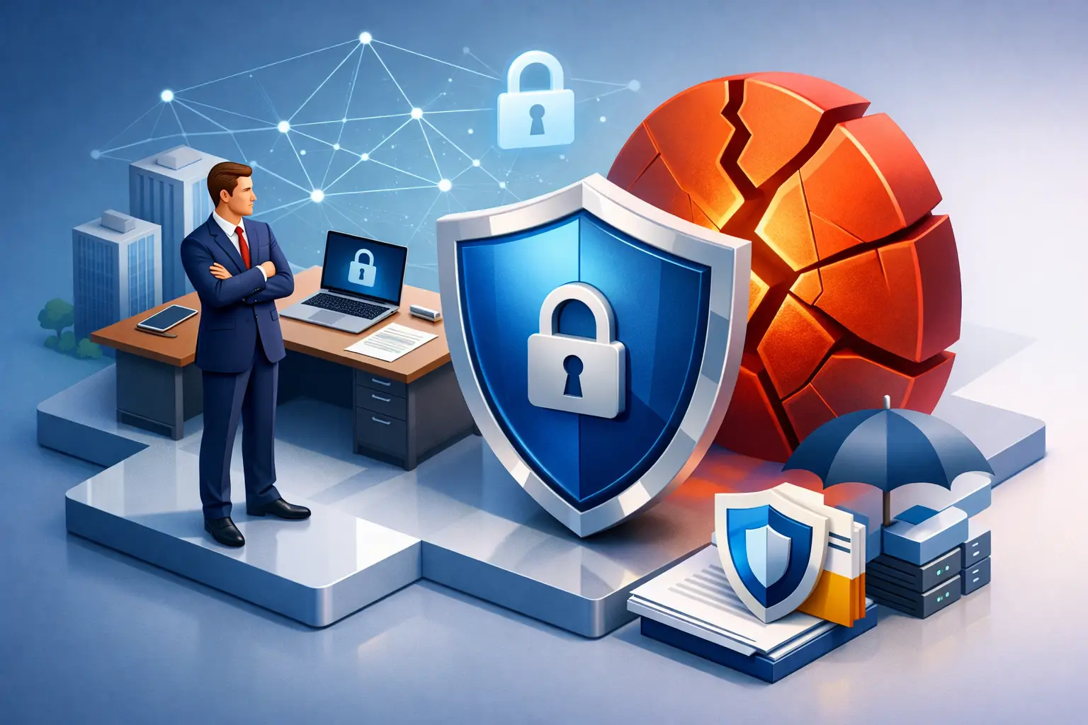 Geschäftsführerhaftung bei Cyberangriff und Versicherung