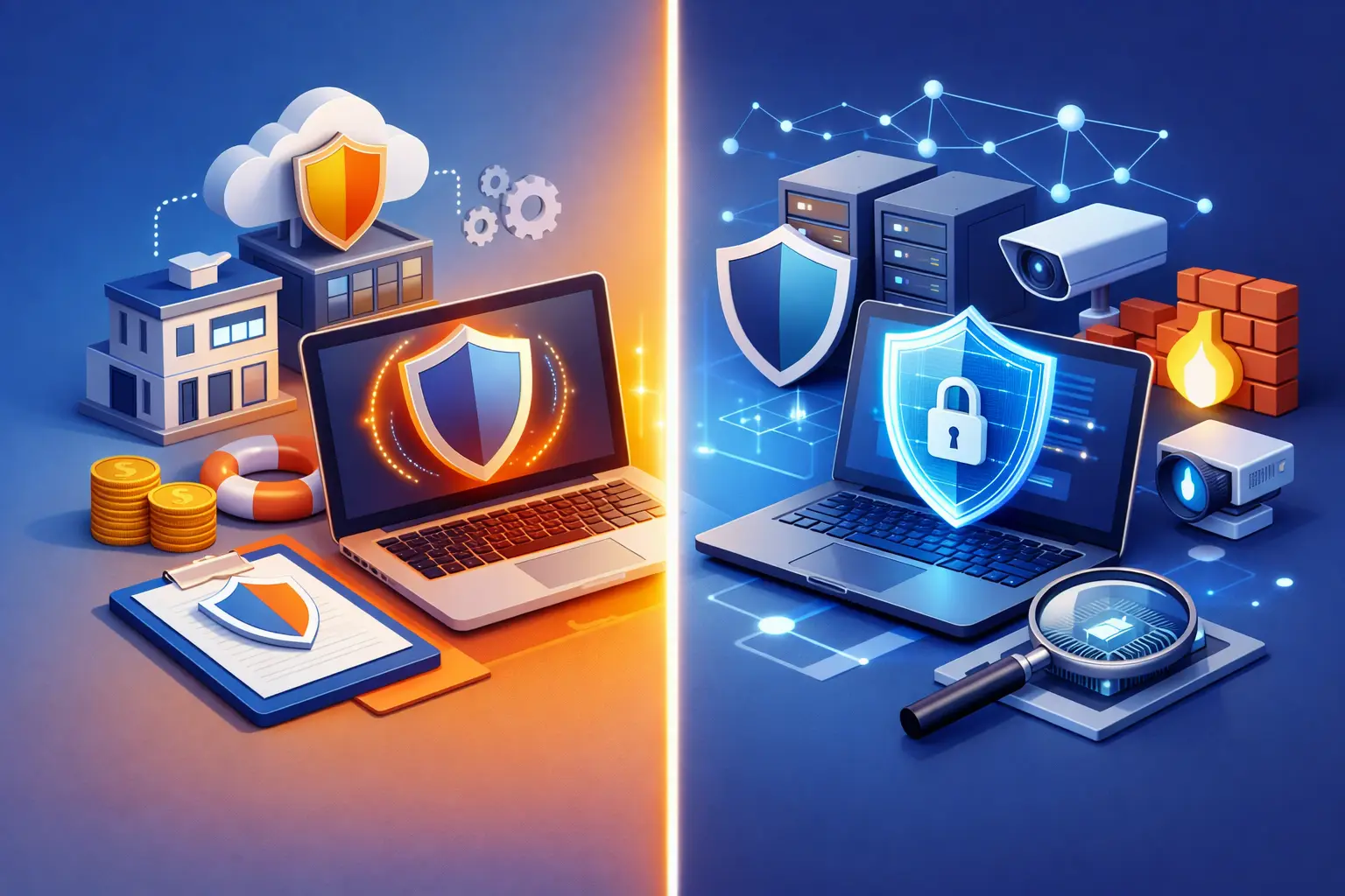 Cyberdeckung vs. technische IT-Sicherheit