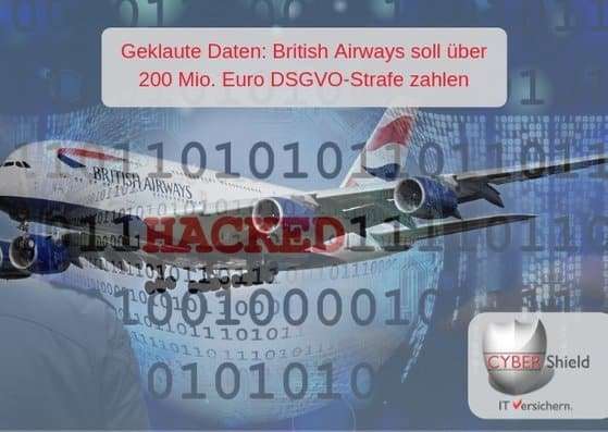 Datenschutzverletzung: British Airways soll über 200 Millionen Euro Strafe zahlen