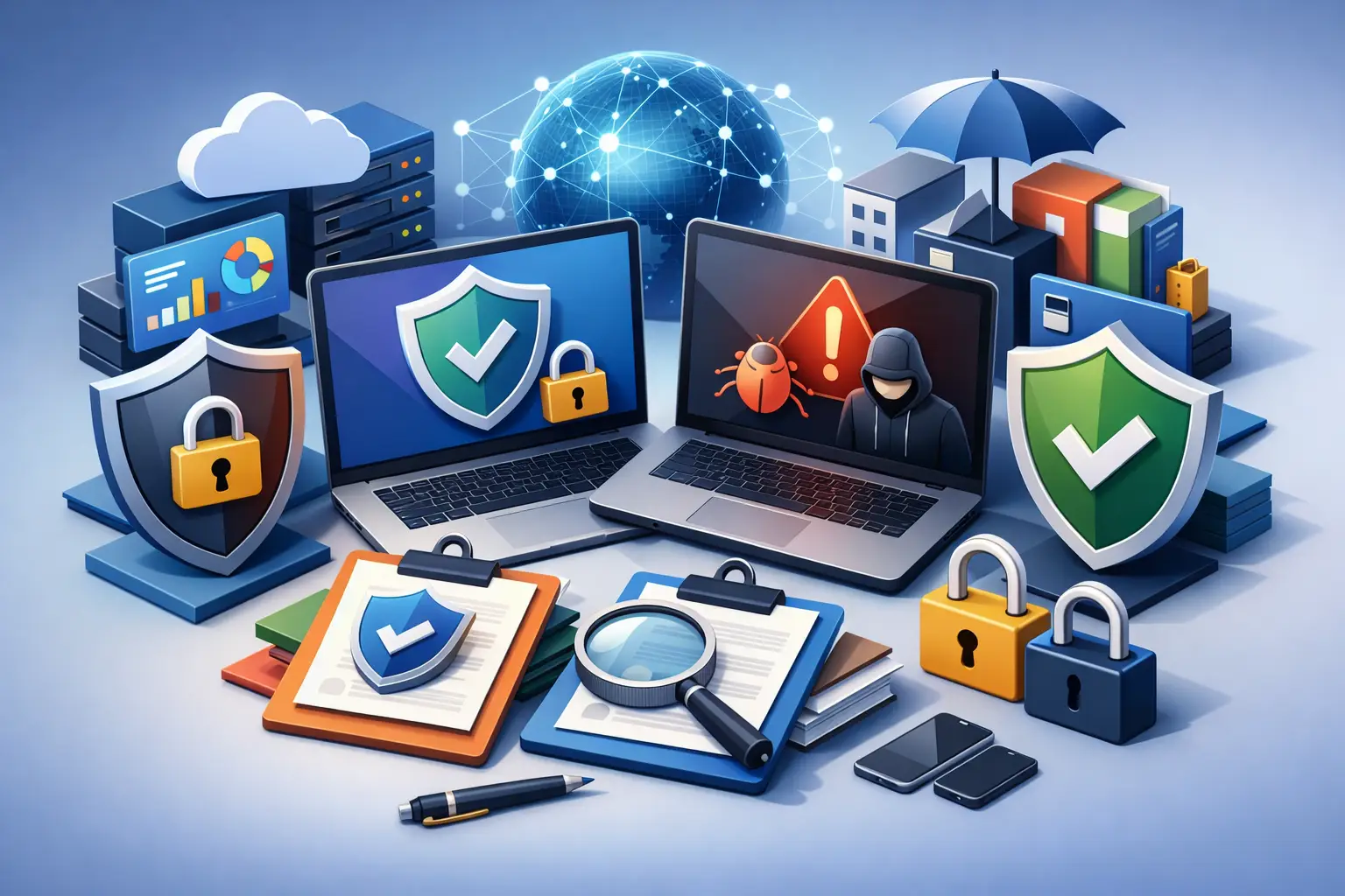 Cyber Versicherung Vergleich für Firmen